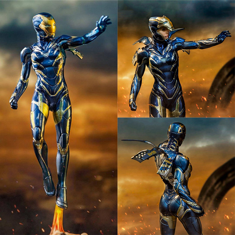 女钢铁侠小辣椒手办漫威hottoys复仇者联盟4纳米战甲85波兹限量版