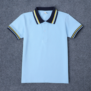夏装儿童短袖T恤小学生校服POLO