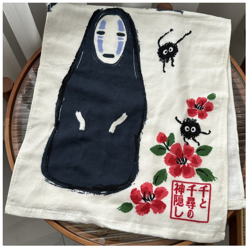 出口日本外贸单纯棉纱布柔软吸水婴幼儿童春夏季薄款亲肤毛巾面巾