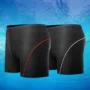 Đồ bơi nam mới quần short màu rắn size lớn đồ bơi boyshort thời trang bãi biển bể bơi spa thân - Nam bơi đầm quần bơi nam arena