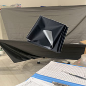 防紫外线布防晒防水布消毒灯遮挡布防护隔离布全遮光黑布耐高温布