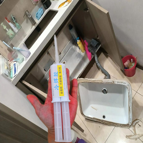 卫生间洗手盆脱落粘接胶水洗面盆
