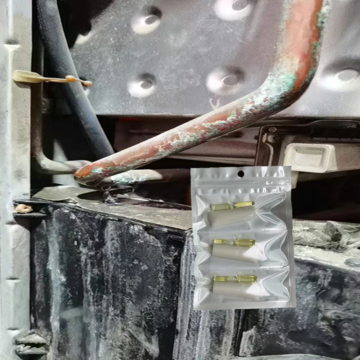 燃气热水器铜管漏水修补胶水高温