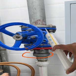 铁水管漏水修补胶水制阀门漏水补漏胶镀锌铜管pe消防管焊接处堵漏