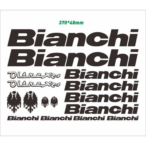 Bianch XR4公路车架贴贴纸山地自行车反光死飞车架贴镂空个性车贴