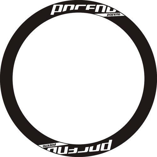 飞燕轮组贴纸公路车轮组碳圈刀圈贴纸POFENG自行车轮组贴纸个性贴