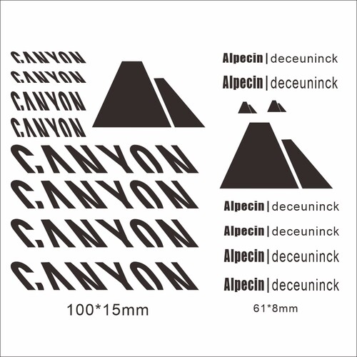 适用CANYON头盔贴纸骑行装备头盔贴花镂空贴防晒个性反光随意贴