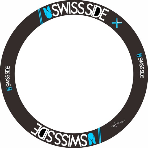 适用SWIS SIDE 625轮组贴纸公路车轮毂碳圈刀圈贴纸自行车轮组贴