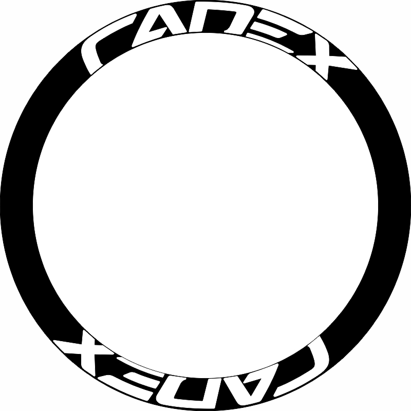 CADEX新款轮组贴纸公路车轮组碳圈刀圈贴纸自行车轮组贴纸碟刹轮