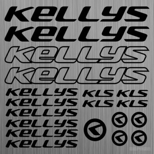 KELLYS自行车反光贴纸死飞车架贴镂空贴车架贴纸公路自行车架贴花