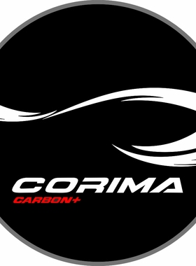适用CORIMA封闭轮贴纸公路车封闭碳刀圈个性贴纸 1个轮反正面