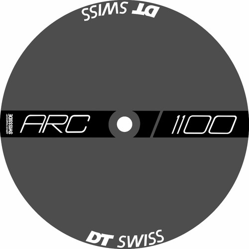 DT SWISS封闭轮组贴纸ARC1100公路车封闭碳刀圈个性贴纸 1个轮子