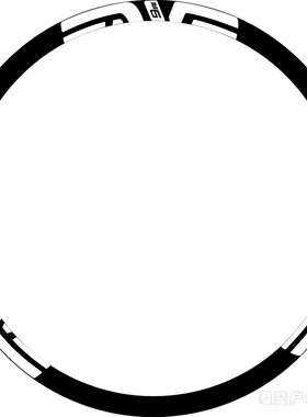 EVNE M6山地车轮组贴纸 死飞MTB刀圈 防水防晒贴 26