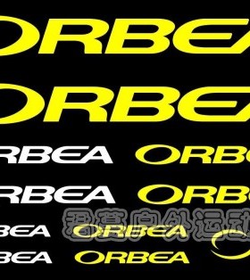 ORBEA车架贴纸 死飞公路自行车车架贴纸 防水防晒 反光贴纸