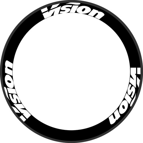 适用VISION轮组贴纸公路车轮毂碳圈刀贴纸破风自行车轮贴装饰改色