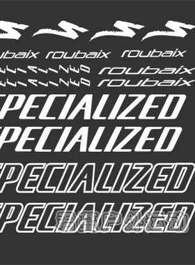 SPECIALIED山地车贴纸 闪电公路自行车反光贴纸ROUBAIX死飞车架贴
