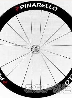 王子皮娜公路车轮组贴纸 PINARELLO自行车碳刀圈个性贴纸 2个轮子