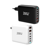 type多C接口typec双口USB充电器快充多功能插头六口手机通用工作室桌面充电头大功率电源桩多孔排插口充电座