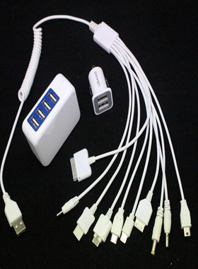 type-c多接口USB数据线C口充电器micro通用手机usbmini万能充电线