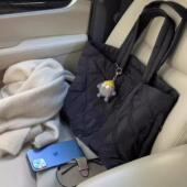 2026秋冬新款 大学生上课托特包包女大容量休闲百搭羽绒轻便通勤包