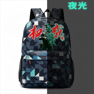 夜光三角洲红狼威龙权威小学初高中青年学生时尚耐用双肩背书包