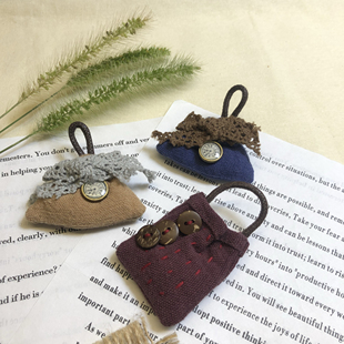 手工制作棉麻布艺卡通可爱森系服装配件儿童饰品胸针包包挂件别针