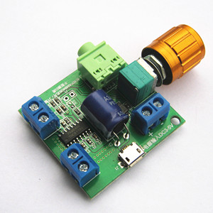 高音质低热AB，D类PAM8406功放板6W+6W瓦2.0双声道立体声3-5V供电