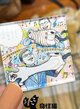 奇怪猫 伊藤润二的猫谷子周边工位寝室装饰收藏冰箱贴