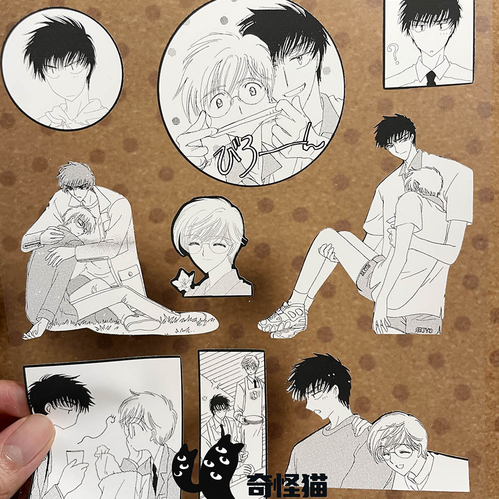奇怪猫clamp魔卡少女樱哥哥木之本桃矢雪兔cp谷子手帐装饰痛贴纸