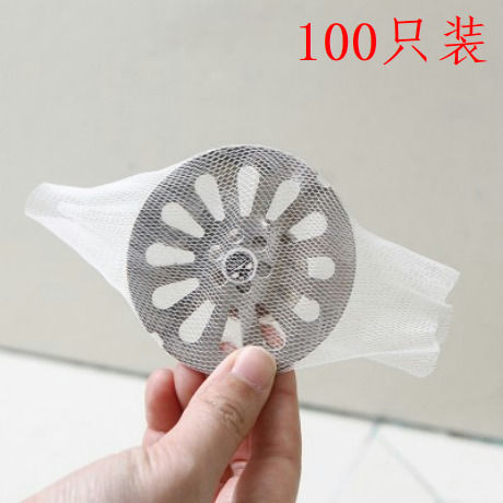 廚房水槽地漏過濾網浴室下水道排水口防堵塞隔離紗網100只裝