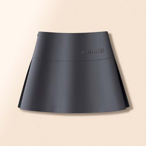 质感西装A字裙裤子女夏季2025新款侧开叉半身裙高腰休闲阔腿短裤