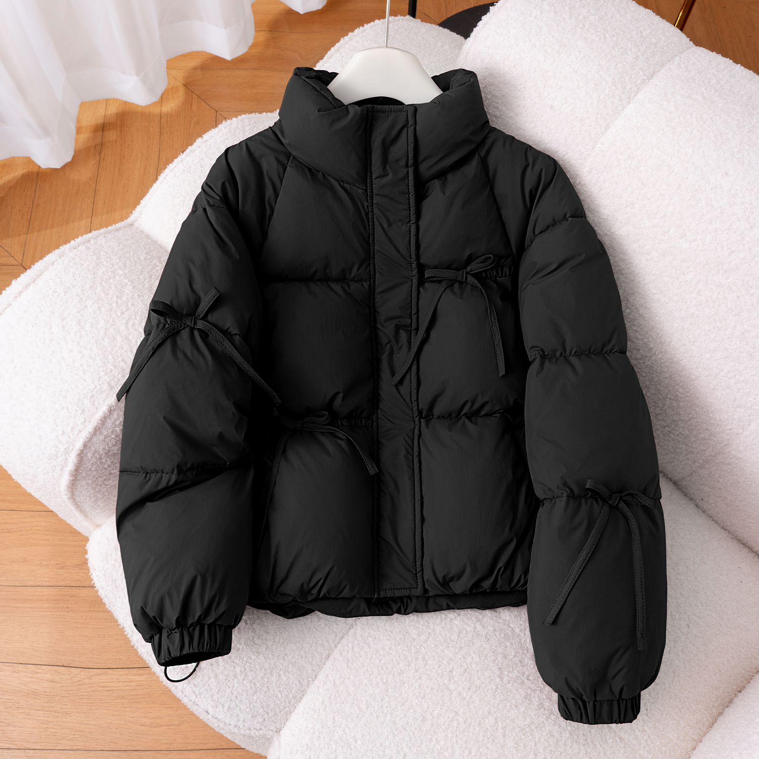 韩版立领面包服外套女冬季2025年新款加厚保暖棉衣小个子短款外套