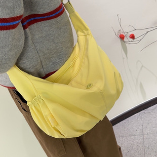 布包 简约小众纯色单肩包女士休闲百搭斜挎包大容量通勤包包时尚