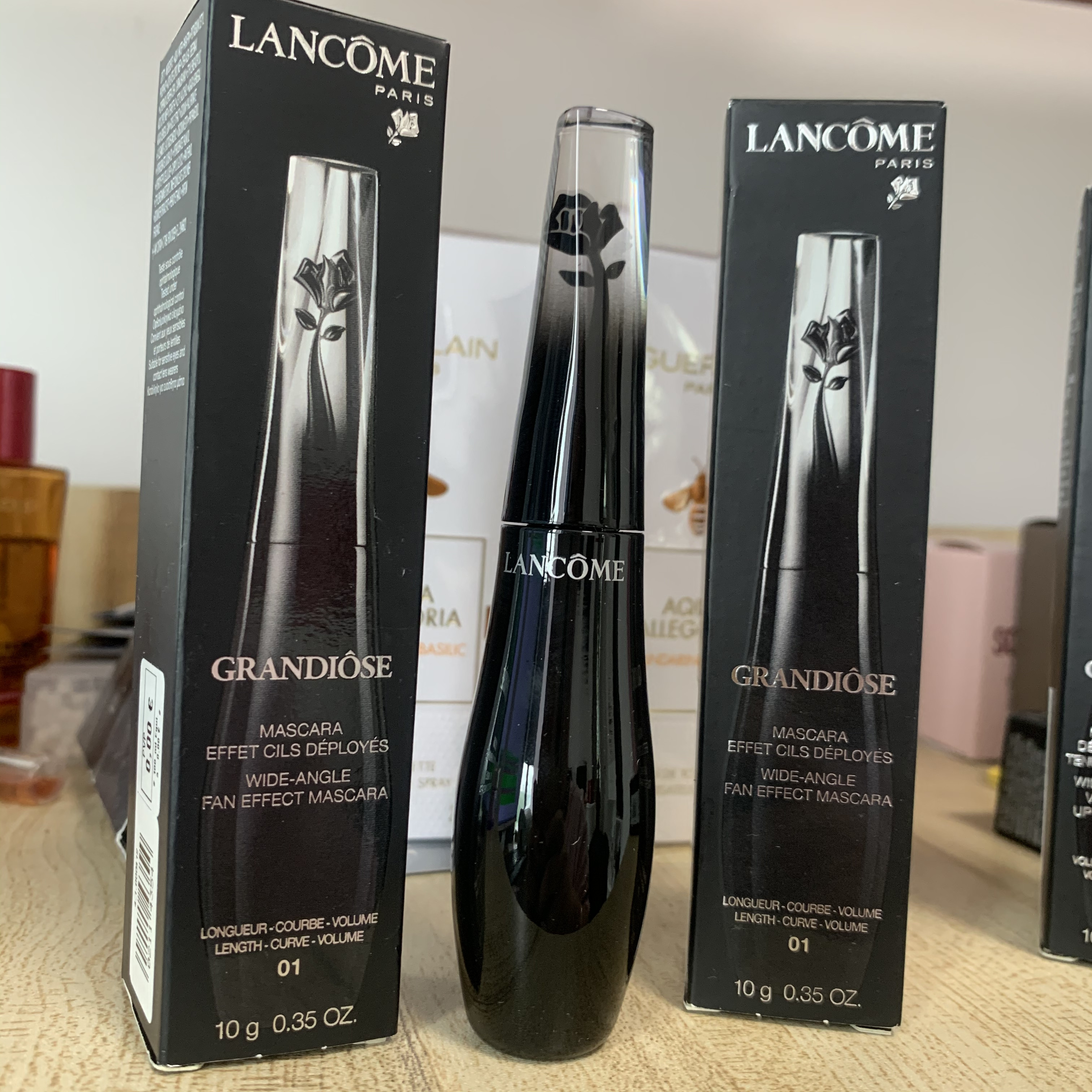 兰蔻LANCOME天鹅颈睫毛膏防水防晕染黑浓密卷翘纤长滋养睫毛膏10g
