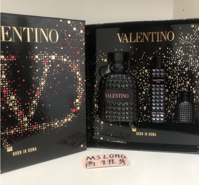 西班牙直邮VALENTINO华伦天奴同名生于罗马UOMO男士EDT淡香水套盒