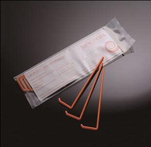 细胞推刮器10只/袋橘色 灭菌包装 塑料涂布棒 L型 美国巴罗克
