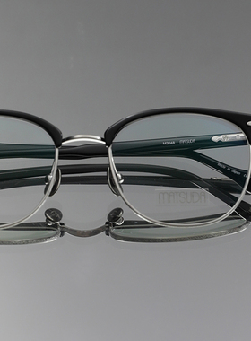 MATSUDA M2048【the WAREHOUSE optic】日本職人眉线框48□哥德式