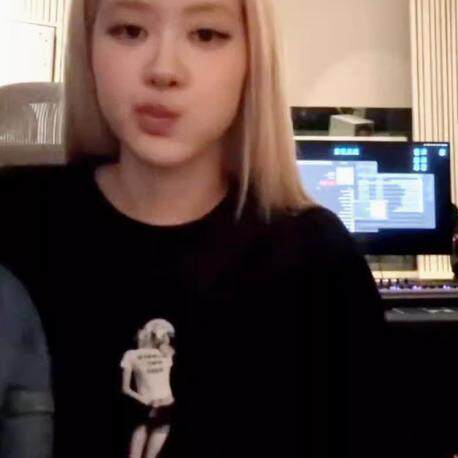 rose朴彩英number one girl同款头像周边短袖T恤女纯棉半袖上衣服