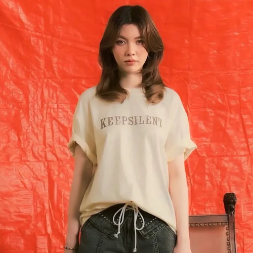 泰剧lingorm邝玲玲keepsilent新品陈美玲同款短袖T恤男女2026新款