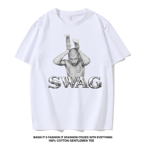 Justin Bieber贾斯汀比伯swag专辑同款周边短袖男女夏季新款T恤衫