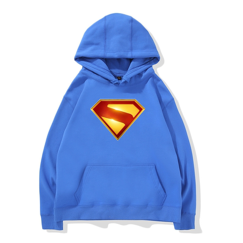 DC超人卫衣男衣服秋季新款同款漫威圆领童装电影周边衣服superman