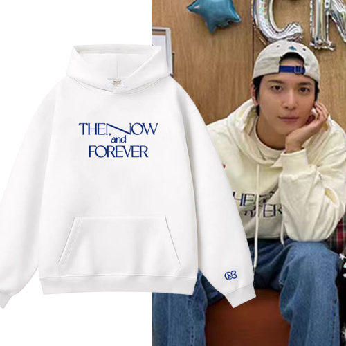 CNBLUE16周年郑容和ThenNOWandFOREVER同款连帽衫宽松套头卫衣服
