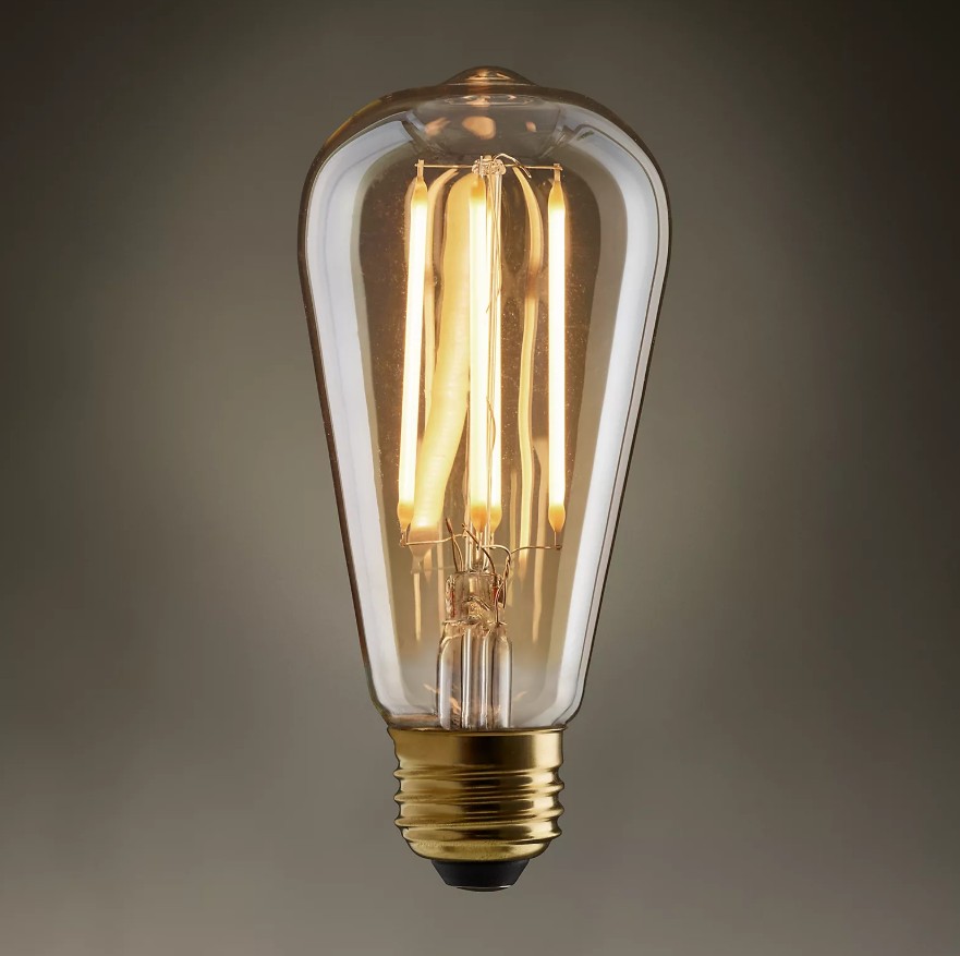 美国螺口110v节能玻璃复古光源