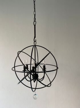 工业风鸟笼吊灯loft阁楼酒吧餐厅美发店北欧楼梯复古装饰现货甩卖