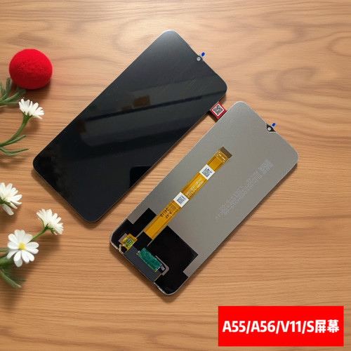 适用于oppo A55 A56屏幕总成 realme v11 v11s触摸显示屏 内外屏