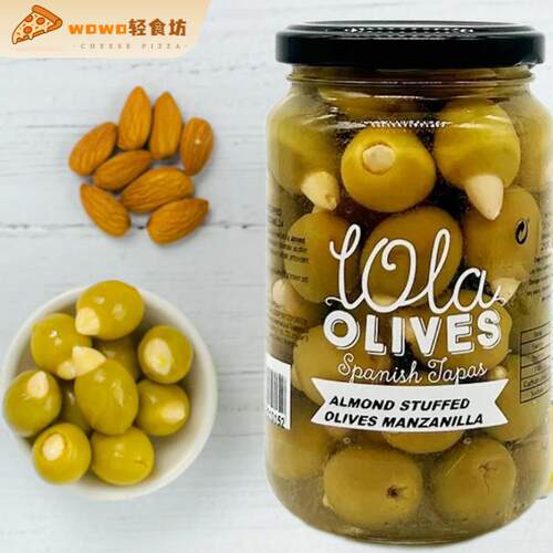 ALMOND STUFFED OLIVE 西班牙进口杏仁夹心青橄榄350g