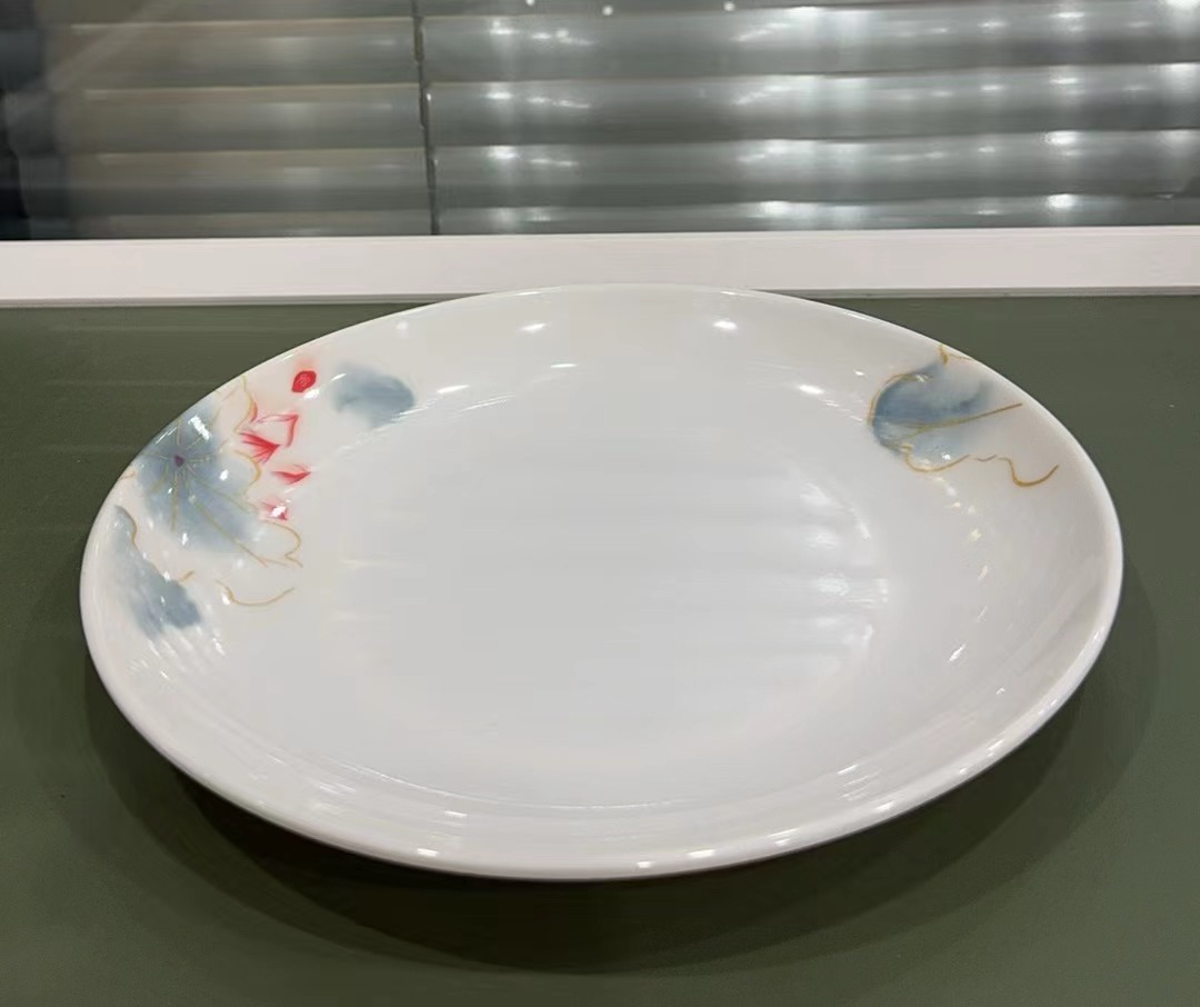 密胺餐具盘子商用圆形摆盘热菜凉菜展示盘酒店餐厅酒席炒菜盘