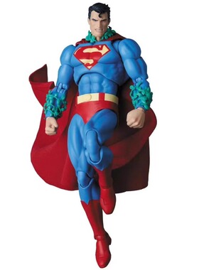 现货再版MAFEX 蝙蝠侠 缄默 超人 DC漫画 6寸1/12可动人偶手办