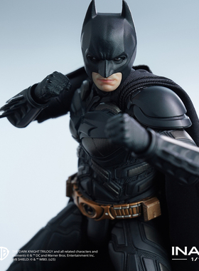 现货 INART 蝙蝠侠黑暗骑士崛起 贝尔  6寸1/12可动人偶