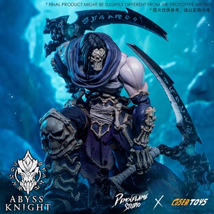 现货魔火工作室&精灵锻造 暗黑血统深渊骑士 6寸布衣超可动手办